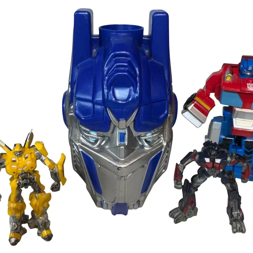 Hasbro Transformers Toy Lot Optimus Prime Bumblebee 7-Eleven McDonalds